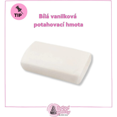 Bílá vanilková potahovací hmota 100 g