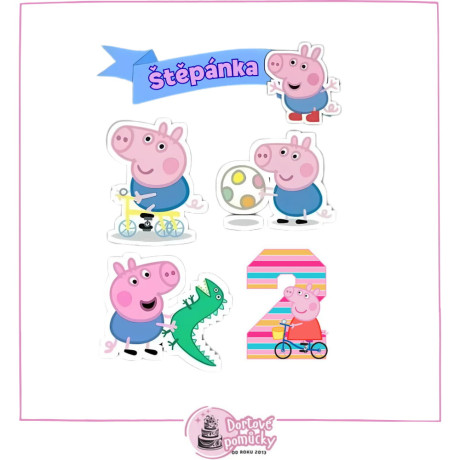 Prasátko Pepina 14 - jedlý papír