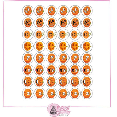 Halloween č.14 - tisk na jedlý papír nebo fondánový list