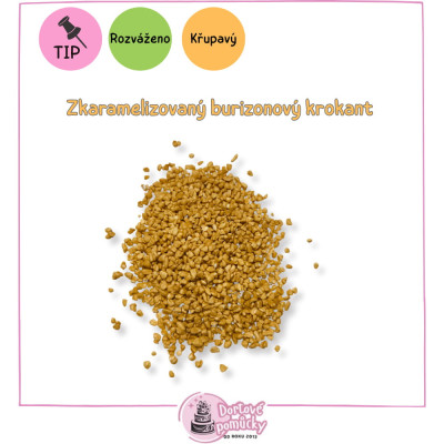 Zkaramelizovaný burizonový krokant (100 g) | Sladká křupavá dekorace