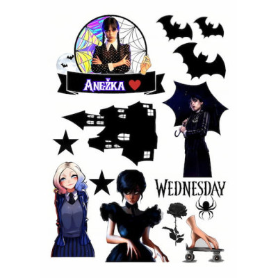 Wednesday č.11 jedlý papír