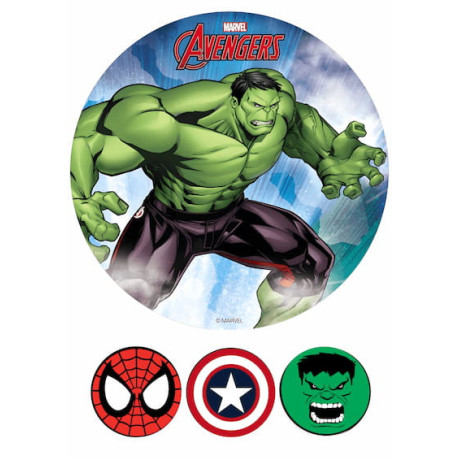 Jedlý papír Avengers č.4 20 cm