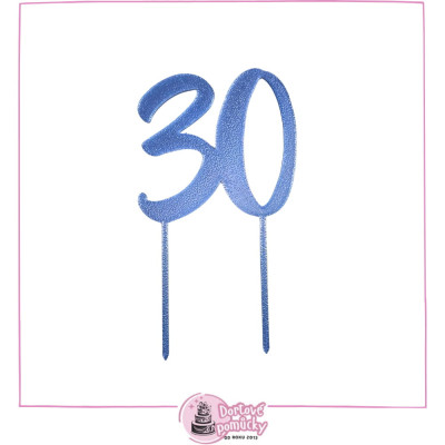 Číslice 30 - plastový zápich