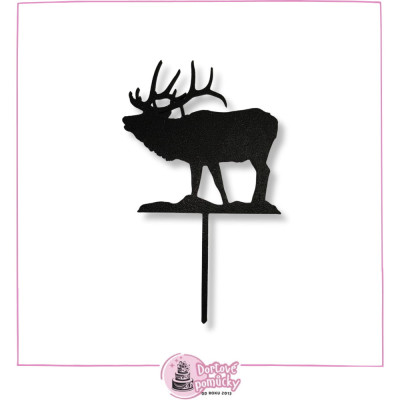 Jelen - plastový zápich