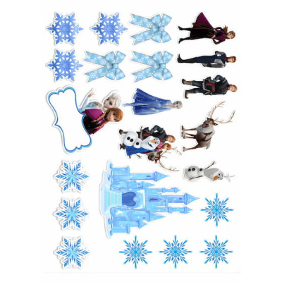 Ledové království 18 - jedlý papír 