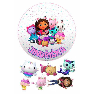 Jedlý papír Gabbi – mix obrázků A4 | Dortová dekorace