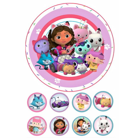 Jedlý papír Gabbi – mix obrázků A4 | Dortová dekorace