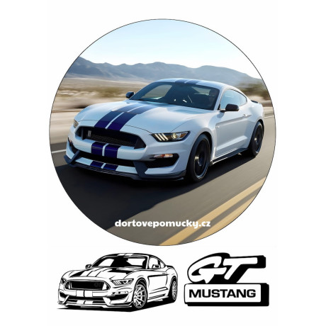 Mustang - jedlý papír