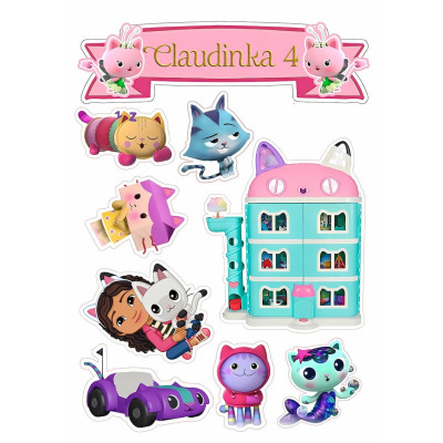 Jedlý papír Gabbi – mix obrázků A4 | Dortová dekorace