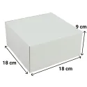 Dortová krabice 18×18×9 cm – obal na cukroví a dorty | dortovepomucky.cz
