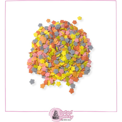 Pastelové cukrové květinky – zdobení na dorty, muffiny a cupcakes