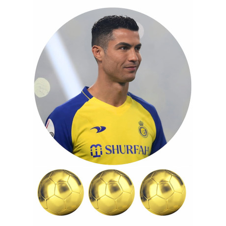 Ronaldo č.6 jedlý papír 20 cm