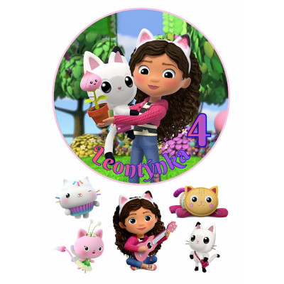 Jedlý papír Gabbi – mix obrázků A4 | Dortová dekorace