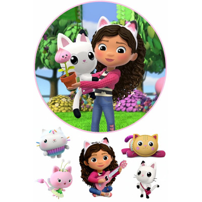 Jedlý papír Gabbi – mix obrázků A4 | Dortová dekorace