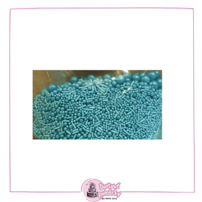 Cukrový posyp tyrkysový – Elegantní zdobení na dorty a cupcakes | 50 g