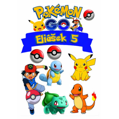 Pokémon č.13 - jedlý papír 