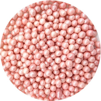 Růžové cukrové perly Pink Pearls 7 mm – Barbara Decor | Elegantní dekorace na dorty