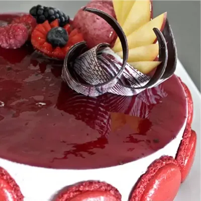 Jahodová zrcadlová poleva – IRCA Mirror Jahoda 500 g | Profesionální jahodový mirror