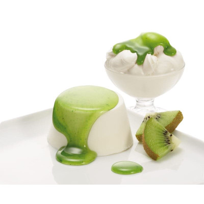 Kiwi zrcadlová poleva – IRCA Mirror Kiwi 250 g | Profesionální zelený mirror