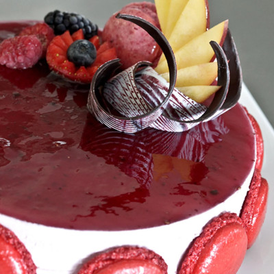 Malinová zrcadlová poleva – IRCA Mirror Malina 250 g | Profesionální malinový mirror