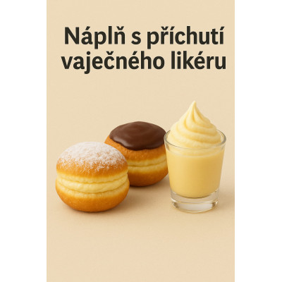 Náplň s příchutí vaječného likéru 500 g | Krémová cukrářská náplň