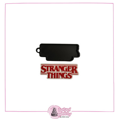 3D tištěná dvoudílná klíčenka Stranger Things – 75×27×5 mm