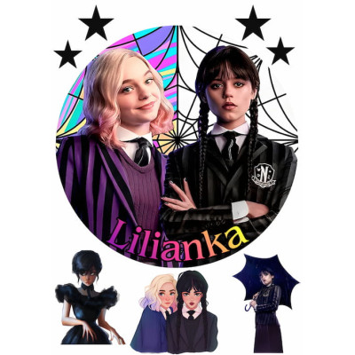 Wednesday č.10 jedlý papír