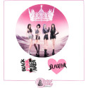 Jedlý papír BLACKPINK – kulatý motiv | Dortovepomucky.cz