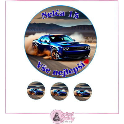 Dodge Challenger - jedlý papír