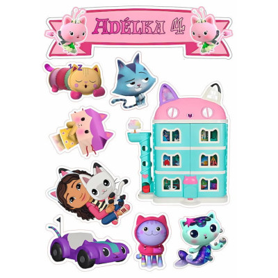 Jedlý papír Gabbi – mix obrázků A4 | Dortová dekorace