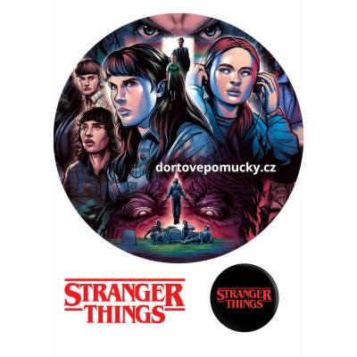 STRANGER THINGS č.1 jedlý papír
