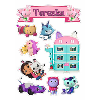 Jedlý papír Gabbi – mix obrázků A4 | Dortová dekorace