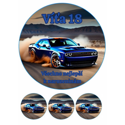 Dodge Challenger - jedlý papír