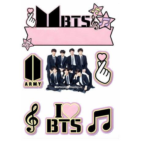 Jedlý papír / fondánový list Stray Kids – motiv na dort