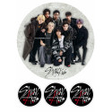 Jedlý papír Stray Kids – kulatý motiv + tři loga