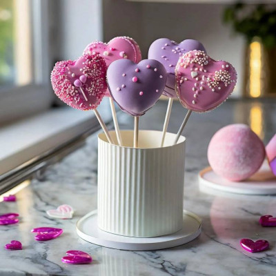 Špejle na lízátka bílé 13 cm (50 ks) – tyčky pro lízátka a cake pops