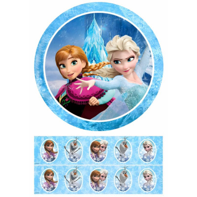 Ledové království 14 - jedlý papír 