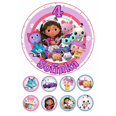 Jedlý papír Gabbi – mix obrázků A4 | Dortová dekorace