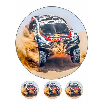 Auto Dakar - jedlý papír