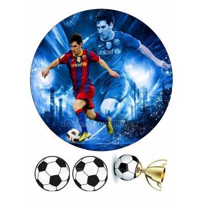 Messi tisk na jedlý papír 20 cm 