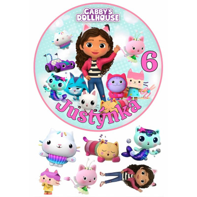 Jedlý papír Gabbi – mix obrázků A4 | Dortová dekorace