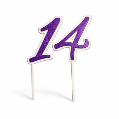 Barevná číslice - plastový zápich