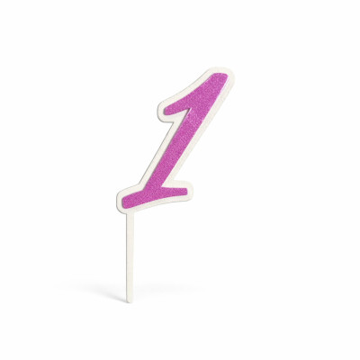 Barevná číslice - plastový zápich