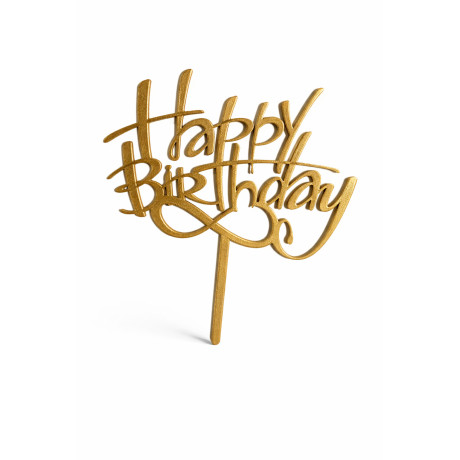 Happy Birthday velký dortový zápich