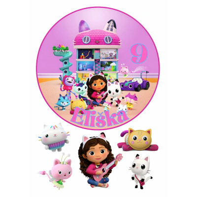 Jedlý papír Gabbi – mix obrázků A4 | Dortová dekorace