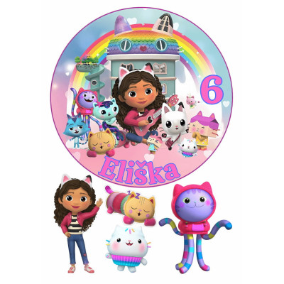 Jedlý papír Gabbi – mix obrázků A4 | Dortová dekorace