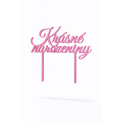 Krásne narozeniny č.14 - plastový zápich