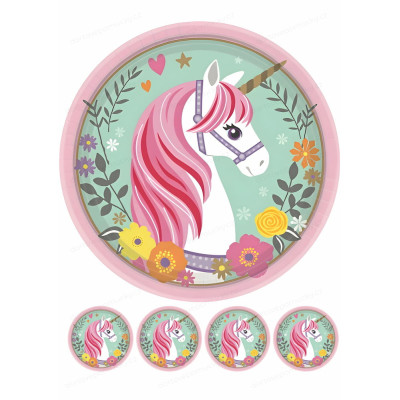 Jednorožec jedlý papír č.12