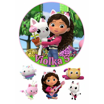 Jedlý papír Gabbi – mix obrázků A4 | Dortová dekorace