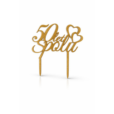 50 let spolu (malý) - plastový zápich